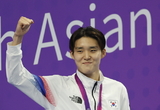 김우민, 자유형 400m 금메달…AG 수영 3관왕 등극