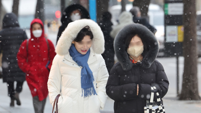 출근길 영하권 강추위, 체감온도 ‘뚝’...어제보다 1~3도↓