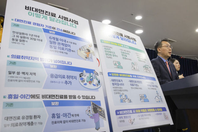 야간·휴일 진료 가능..."'비대면 진료' 전 연령 누구나 가능"