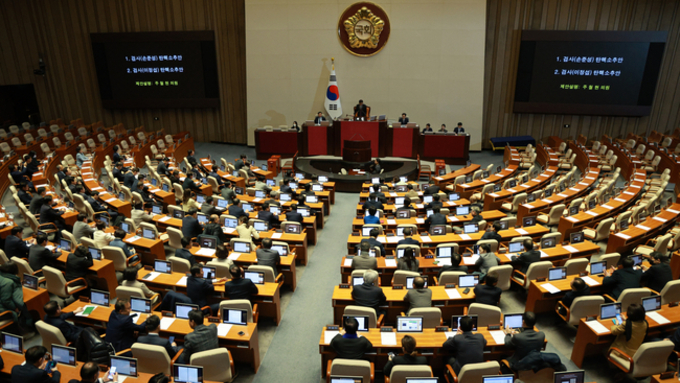 21대 마지막 정기국회 본회의...‘노봉법’·‘방송 3법’ 재표결
