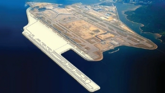 홍콩 첵랍콕 국제공항 조감도.(사진=삼성물산 제공)