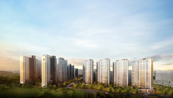 힐스테이트 태전 2차 투시도.(사진=현대건설 제공)