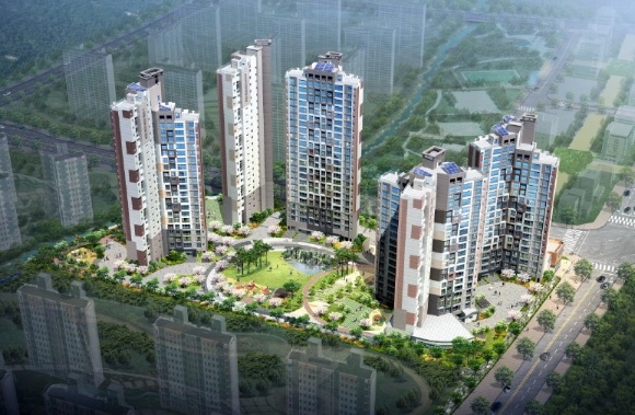 대우산업개발 '이안 더 서산' 조감도.(사진=대우산업개발 제공)