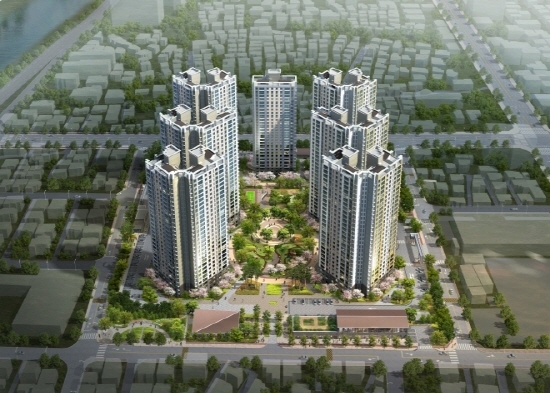 '수성 효성해링턴 플레이스' 조감도.(사진=효성 제공)