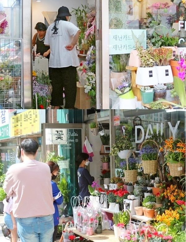 김 씨가 꽃집에서 토마토 모종을 사기 위해 기다리는 7분 동안 꽃집은 김 씨를 포함해 12만원의 매출을 올렸다. 사진=정수남 기자