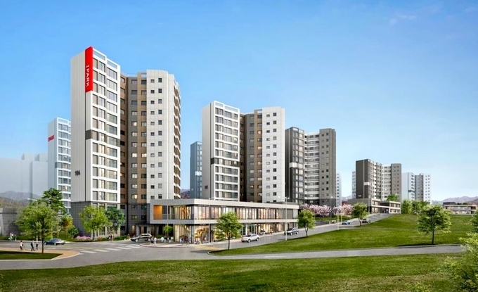 우장산숲아이파크 투시도(사진=현대산업개발).