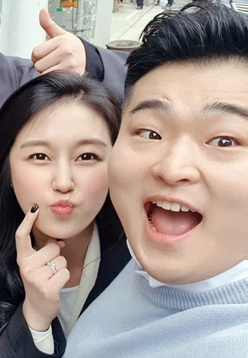 김유진 PD, 이원일 셰프. 왼쪽부터. SNS 캡처