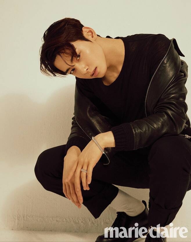 차은우 소속사가 차은우 이태원 방문 사실을 인정하고 18일 사과했다. 마리끌레르 제공
