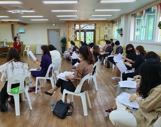 리더십 교육 현장(사진제공=에듀케어아카데미)