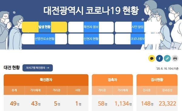 대전시청 홈페이지 캡처