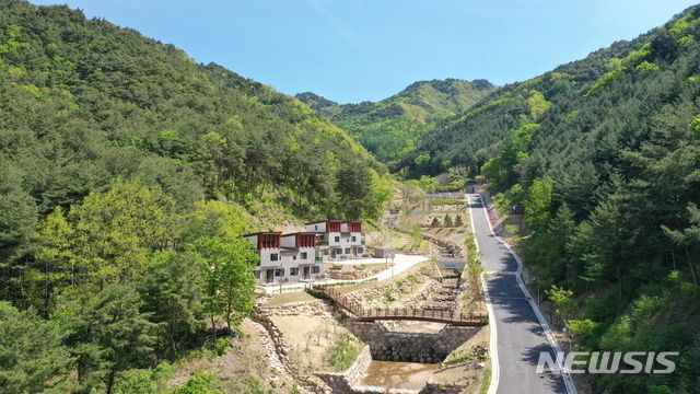 문수산 자연휴양림 (사진=봉화군 제공/뉴시스)