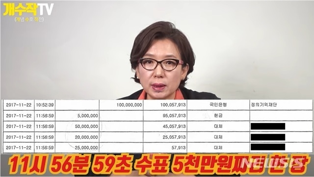 여명숙 전 게임물관리위원회 위원장이 운영하는 유튜브 채널 '개수작TV'. 2020.6.28(사진=유튜브 캡처)