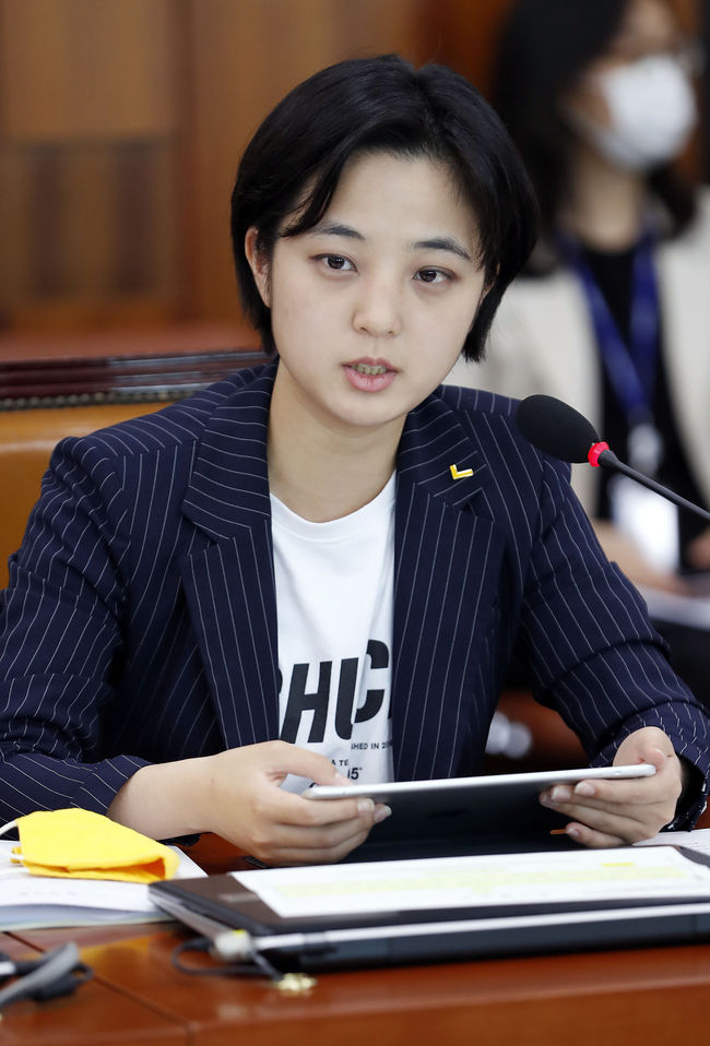 정의당 류호정 의원. (사진제공=뉴시스)