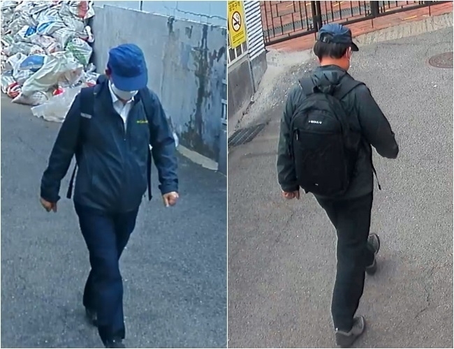 박원순 고소인 전 비서(여비서) 측(박원순 고소인단, 변호인 김재련 변호사, 이미경 한국성폭력상담소장, 김혜정 한국성폭력상담소 부소장 등)이 "위력에 의한 성추행이 4년간 지속됐다"고 13일 밝혔다. 고(故) 박원순 시장을 성추행 혐의로 고소(피소)한 전 비서(여비서) 측이 이날 오후 2시 기자회견을 열었다. 사진은 박원순 시장 생전 마지막 모습이 찍힌 지난 9일 서울 종로구 가회동 인근 폐쇄회로CCTV 캡처. 앞서 박원순 시장 사망 사실이 실종(9일) 신고 약 7시간 만에 밝혀졌다. 전 비서 성추행 혐의 피소로 극단 선택(자살)으로 추정된다. 박원순 시장은 10일 0시 북악산 숙정문 인근 삼청각에서 숨진 채 발견됐다. 