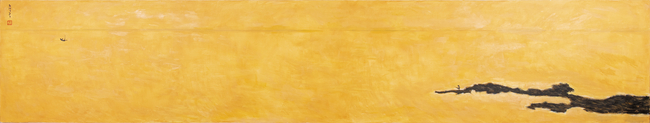 제주 해변, 2012, 333x60cm. 캔버스에 유채. <사진 제공=공간 누보>