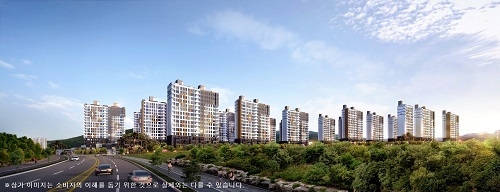 ‘원주혁신도시 제일풍경채 센텀포레 투시도 (자료제공: 제일건설㈜)