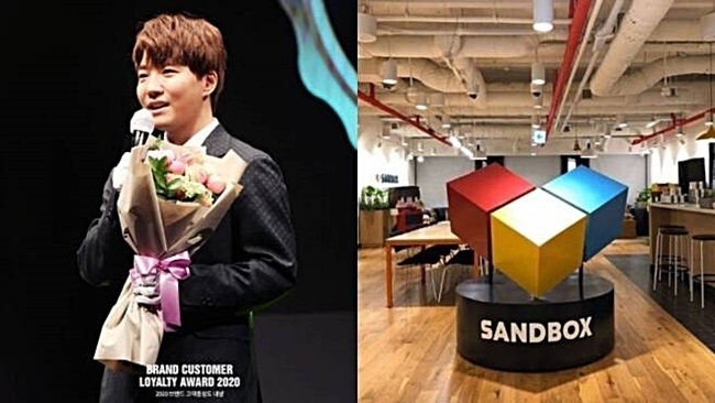 도티 공식입장을 통해 뒷광고 논란을 11일 해명했다. 사진은 도티 대표와 샌드박스네트워크(샌드박스) 내부. 사진=샌드박스 공식 인스타그램 제공