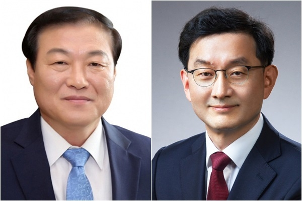 정만호 전 강원도 경제부시장이 국민소통수석비서관에, 윤창렬 현 국무조정실장이 사회수석에 12일 내정됐다. 문재인 대통령이 이날 오전 청와대 수석급 인사를 단행했다. 왼쪽부터 정만호 청와대 국민소통수석비서관, 윤창렬 사회수석 내정자. 사진=청와대 제공