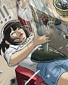 기안84 여혐 논란을 일게 한 웹툰 '복학왕' 문제의 한 장면. 사진=네이버 캡처