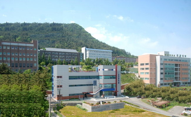 군장대학교 전경.