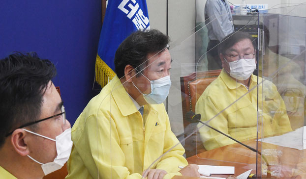 이낙연 더불어민당 대표가 2일 국회에서 최고위원회 회의를 주재하고 있다. (사진=뉴시스 제공)
