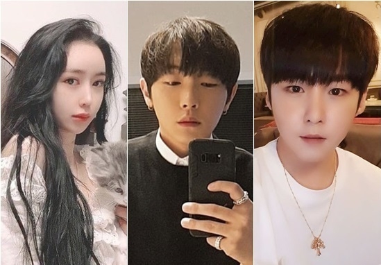 BJ엉두가 동료인 BJ케이와 BJ세야에게 술자리에서 성희롱 당했다고 16일 폭로했다. 사진 왼쪽부터 BJ엉두, BJ케이, BJ세야. (사진=BJ엉두 아프리카TV, BJ 케이 인스타그램, BJ세야 인스타그램 캡처)
