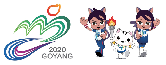2020 고양시 엠블럼(사진 좌측)과 2020 고양시 메인 캐릭터(사진 우측)