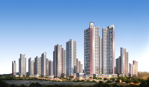 ‘더샵 부평’ 투시도.