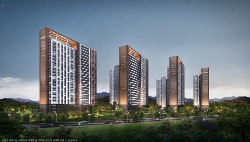 가경 아이파크 5단지 투시도.