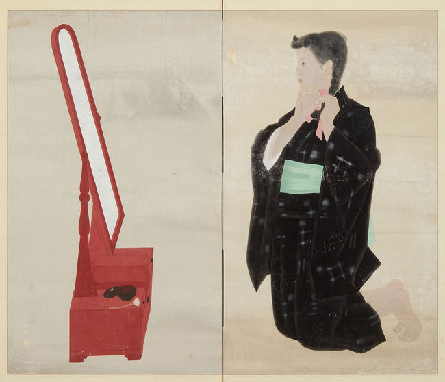 박래현, 단장, 1943, 종이에 채색, 131×154.7㎝, 개인소장. (사진 = MMCA 제공)