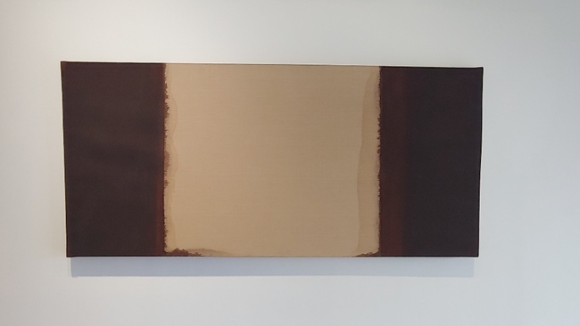 윤형근의 ‘Umber-Blue’(1986 ~ 1988), 89.2x193.7㎝ ⓒ이화순