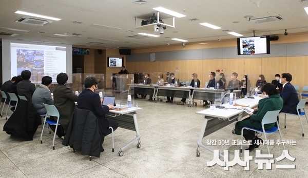  수성행볻드림 건립 용역,착수 보고회 사진