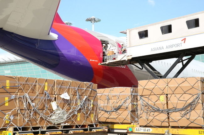 아시아나항공이 지난 21일 A350-900 여객기 2대에 대한 화물기 추가 개조를 완료했다.(사진=뉴시스 제공)