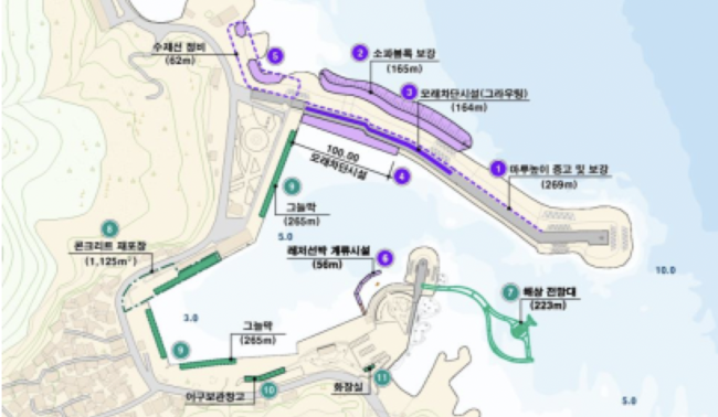 개발 계획 평면도