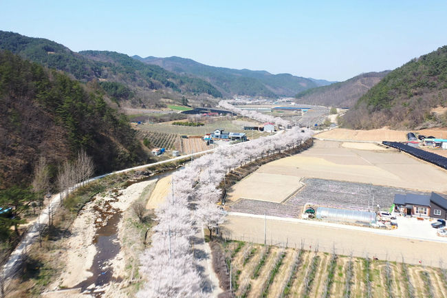 양수발전소 주변지역 전경