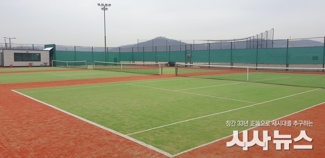 용인 처인구 남사읍 남사테니스장 전경