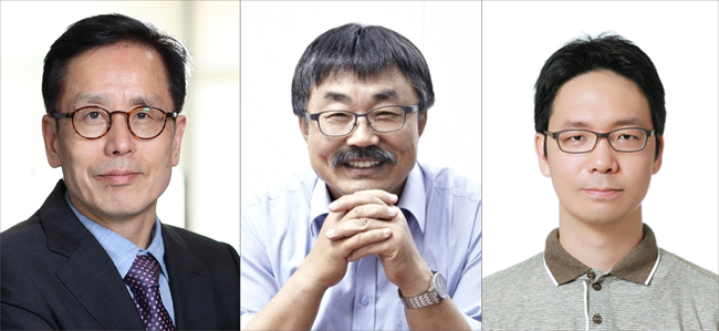 (왼쪽부터) 정세영 교수, 이영희 단장, 최우석 교수 사진
