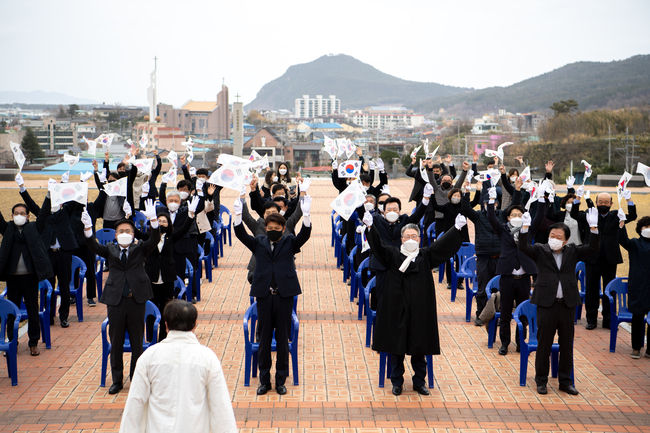 18일 열린 제102주년 영해 3.18독립만세운동 추념식 사진
