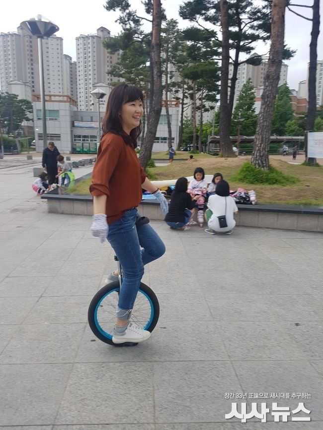 박경분 양산외발자전거클럽 대표