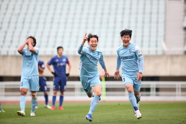 홈개막전 고석 득점(사진=천안시청)