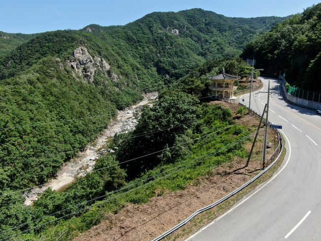 울진군 불영계곡 일원에 대한 경관개선사업 실시 사진