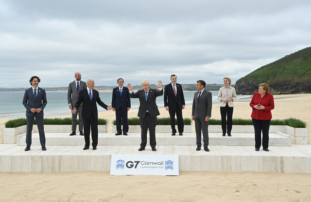 주요 7개국 정상들 (사진=G7 영국 홈페이지) 