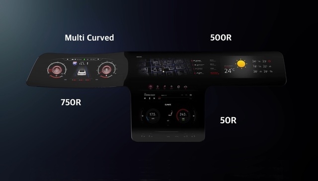  LG디스플레이 T자형 차량용 P-OLED (사진=LG디스플레이 제공) 