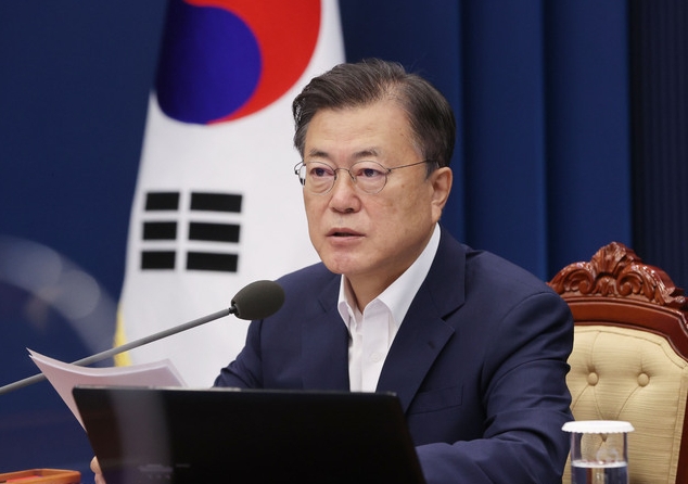 문재인 대통령이 6일 청와대에서 열린 국무회의에서 발언하고 있다. 2021.07.06(사진/뉴시스)