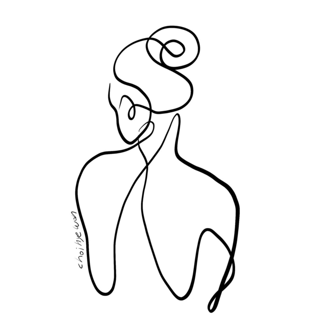 매혹적인, 종이에 잉크, 38.5X30.5cm, 2021