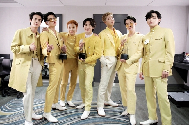 방탄소년단 '2021 AMA' 단체. (사진=빅히트뮤직 제공)