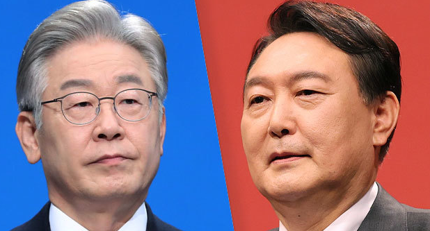 이재명 더불어민주당 대선 후보 (왼쪽), 윤석열 국민의힘 대선 후보.(사진=뉴시스 제공)
