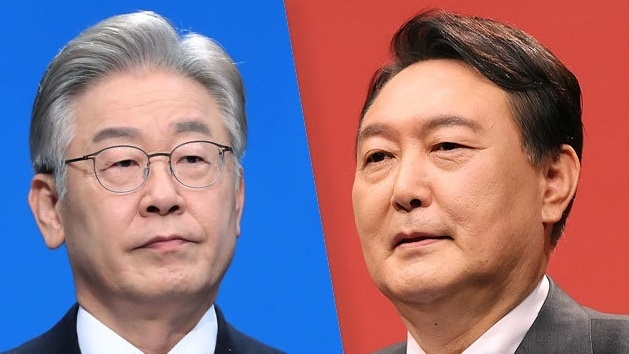 이재명 더불어민주당 대선 후보 (왼쪽), 윤석열 국민의힘 대선 후보.(사진=뉴시스 제공)