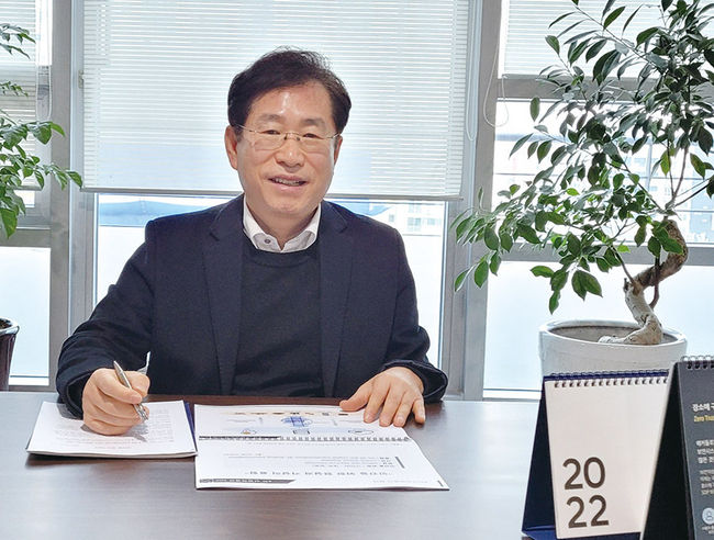 세계적인 보안기업을 만드는 것이 목표라는 엠엘소프트의 이무성 대표.