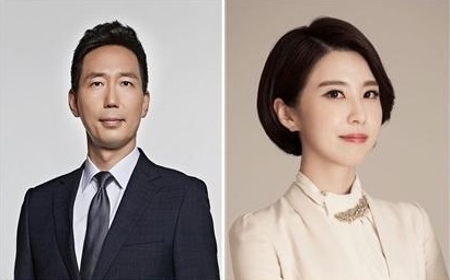 이상헌 JTBC 기자(좌)·안귀령 YTN 앵커(사진 = 민주당 선대위 제공)